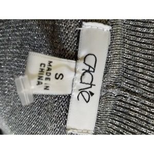 Cache Lightweight Open-Front Draped Cardigan in Heather Gray